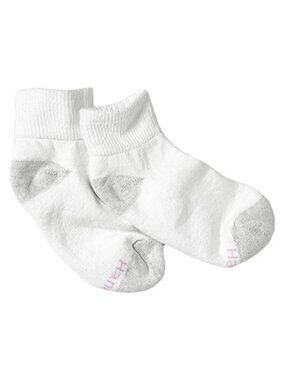Hanes Women's Cushioned Athletic Ankle Socks (10-Pack)